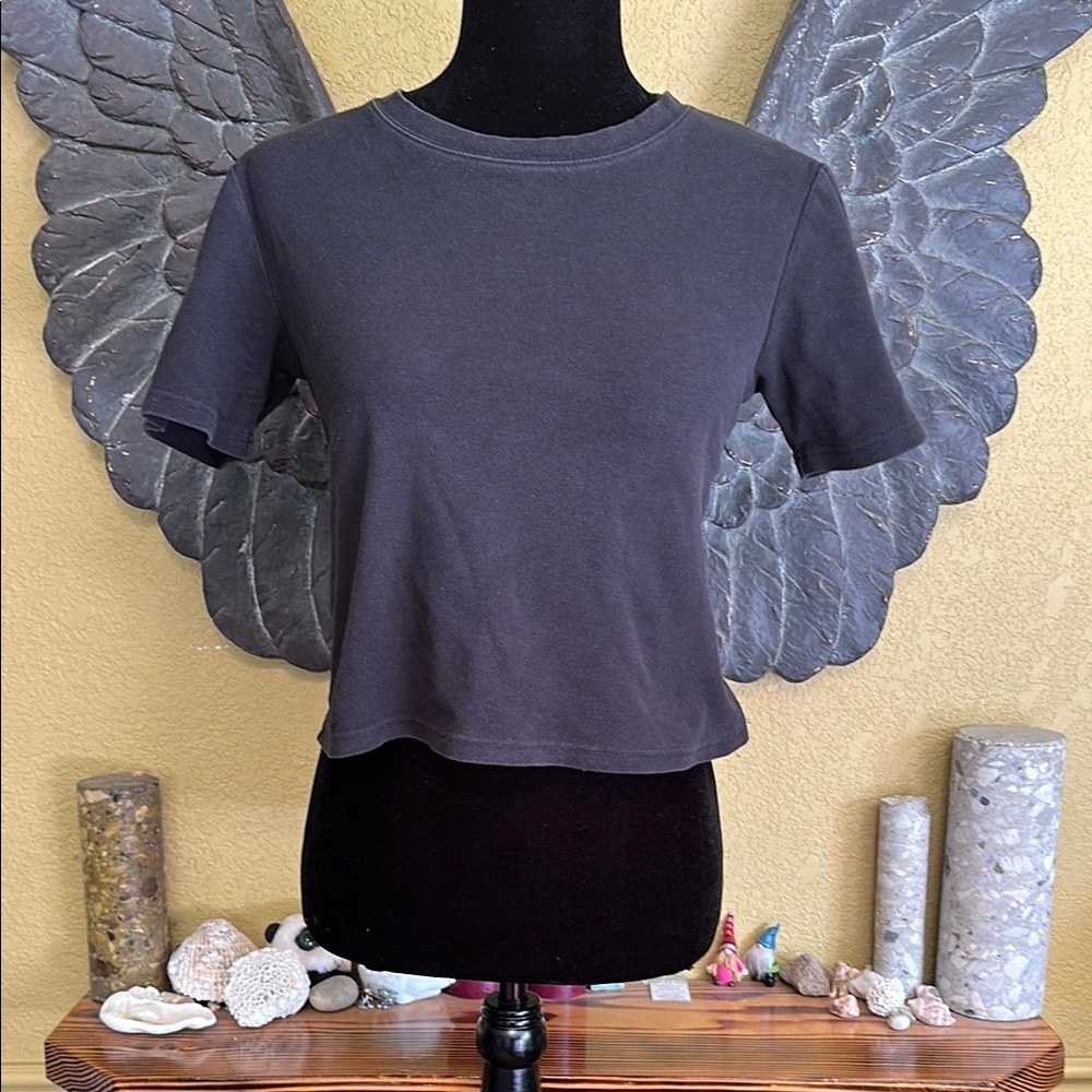 Oak + Fort Cropped Tee Shirt